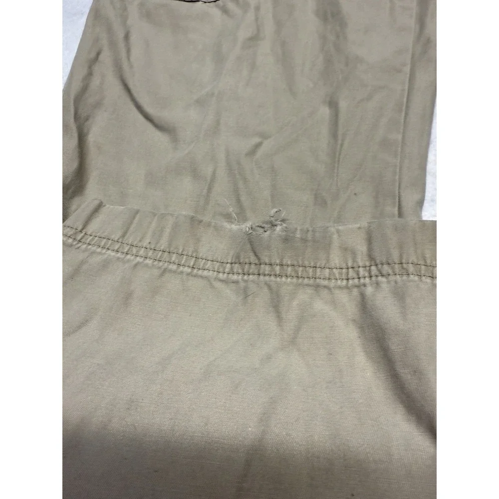 The North‎ Face Men's Tan Cargo Hiking Pants Size 40 Long 100% Cotton